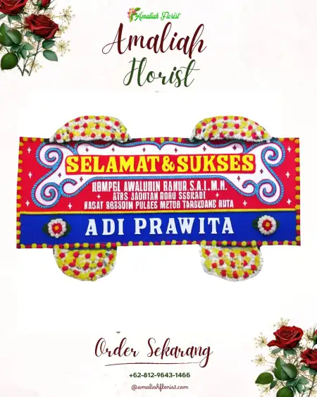 Papan Bunga Ucapan Selamat Caturanom